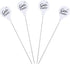 4 Pcs Stainless Steel Cake Tester Reusable Metal Cake Probe Cake Testing Needle Home Bakery Muffin Bread Cake Tester Probe Skewer Pin Needle...