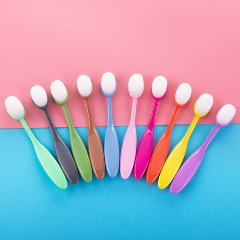 Yoseng Ink Blending Brushes for Card Making,Card Making Supplies,10 Pcs Color-Coded Handles Stencil Brushes,Background Blender Craft Brushes,Paper...