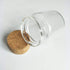 3pcs 50ml Small Glass Bottles Vials Jars Glass with Cork Stopper Storage Bottle 50ml 47x50mm(1.85x1.96inch)...