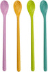 4PCS 8.9 inches Long Handle Spoons Long Handle Mixing Spoon Coffee Spoons Tall Iced Tea, Ice Cream Sundae, Cocktail, Hot Chocolat Stirring Longdri...