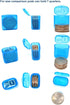 31 Day Monthly Pill Pod Organizer for Easy Medication Management - Stay on Track with Daily Vitamin Supplement Med Boxes, Ready for Travel...
