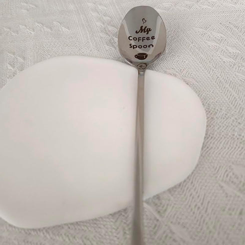 Coffee Gift Spoons for Women Men Funny My Coffee Spoon for Dad Wife Cofee Lovers Gifts for Coffee Drinkers Men Women Christmas Birthday Gift for B...