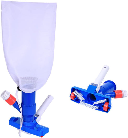 Pool Spa Jet Vacuum Cleaner w/Brush for Frame above Ground/Inflatable Pools, Spa, Hot Tub Vacuuming, Use Water Pressure from Garden Hose to Vacuum...