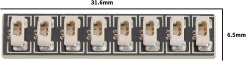 eMagTech 3pcs 8-Port Expansion Boards DIY Kit Compatible with LEGO Other Building Blocks for LED Lights, Cables, Power Options, 31.6 x 6.5 mm...