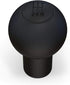 kwmobile Cover Compatible with VW Audi 5-Speed Type-B Round Gear Shift Knob - Silicone Anti Skid Car Manual Stick Shift Gear Knob Cover - Black...