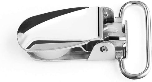 Buyless Fashion 1” Heavy Duty Metal Clips for Suspenders, Pacifiers, Bib Clips, Toy Holder Or Mitten Clips – 12 Clips...