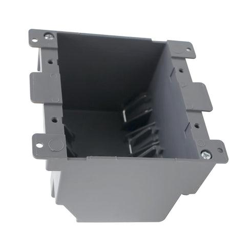 Old Work Electrical Box 2 Gang Extra Deep?PVC Electrical Junction Box for Switch?26 CU.in.Electrical Outlet Box Old Work(1-Pack),ETL,Fire Rated fo...