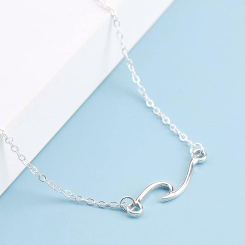 Boho Wave Ankle Bracelet Ocean Wave Anklet Bracelet Vintage Silver Wave Chain Anklet Minimalism Anklet Foot Chain Jewelry for Women...