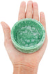2 Pcs Hamster Ceramic Food Bowl Chew-Resistant Food and Water Dish for Hamster Rat Small Animals (Green and Purple)...