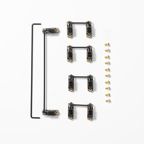 WS V3.1 Keyboard Stabilizers Kit, 1.2mm PCB Mount Screw in Stabilizers with 2u 6.25u 7u Wires, Keyboard Stabilizers for Custome Mechanical Keyboar...