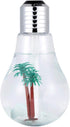 Bulb Humidifier 400 Ml 7 Colors USB Portable Spray Air Humidifier Suitable for Baby Bedroom Office Car (Silver)...