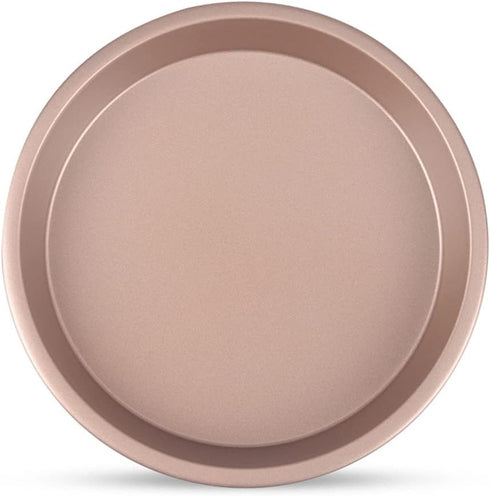 Nonstick Pizza Pans Aluminum Pizza Pan Professional Premium Deep Dish Non-Stick Bakeware for Home Kitchen Bakeware Bread Cake Handmade Golden 9 in...