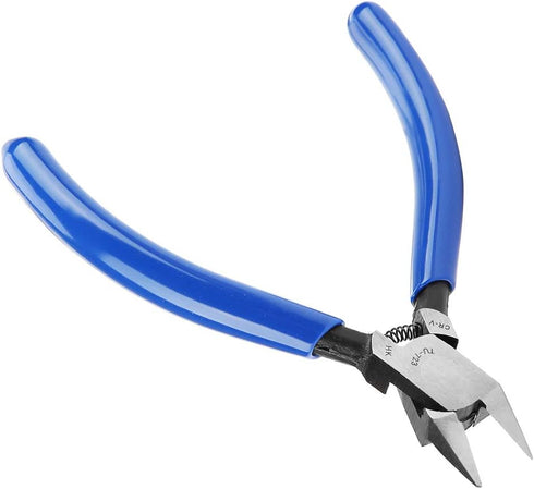 Jeanoko 4inch Electrical Wire Pliers Chrome Vanadium Steel Side Cutting Nippers Wire Cable Cutters Flush Pliers Diagonal Plier for Cutting Wire El...