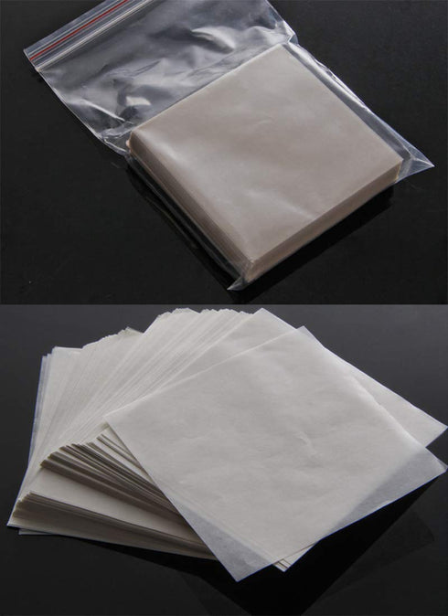 Weighing Paper 500pcs, 3.5 x 3.5 Inches Laboratory Sample Weighing Paper, Non-Stick Non-Absorbing, High-Gloss for Scale Measurement Samples Transf...