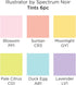 Illustrator by Spectrum Noir Tip Artist Alcohol Marker 6 Piece Tints...
