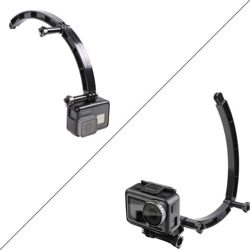 3-in-1 Curved Arced Extension Arms in Different Lengths(7.5/13.5/19.5cm) Compatible for Gopro Series, SJCAMs, Geekpro and Other Action Cams ect....