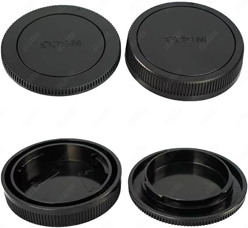 Body Cap & Rear Lens Cover for Canon EOS M50 Mark II M200 M100 M50 M6 Mark II M6 and More Canon EF-M Mount Camera and Lens......