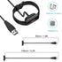 Charger for Fitbit Charge 5 / Charge 6, USB Charging Cable with Reset Button for Charge 5 & Luxe (2-Pack, 3.3ft & 1.6ft) (with Reset Button)...