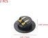 Black Speaker Box Terminal Cup Round 2 Way Binding Post Power Plates Speaker Terminal Wire Cup Box Brass Plate Push Spring Cup Connector with Moun...