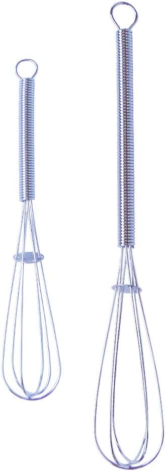zYoung Mini Whisks Set of 2, 5 Inches and 7 Inches...