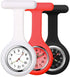 Set of 3 Nurse Fob Watches, Silicone Doctor Pocket Lapel Clip On Watches Gift...
