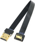 cablecc 90 Degree Down Angled FPV Mini HDMI Male to HDMI Male FPC Flat Cable 50cm for Multicopter Aerial Photography...