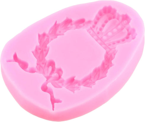Crown Fondant Mold Crown Cake Topper Mold Silicone Crown Mold For Cake Decorating Cupcake Topper Candy Chocolate Gum Paste Polymer Clay...