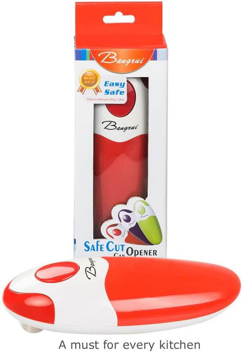 Kitchen Automatic Safety Cordless One Tin Touch Electric Can Opener&Bangrui Professional Electric Can Opener.One-touch switch .Smooth can edge.Bei...