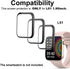 3D Screen Protector Compatible with Ddidbi P66D 1.85” and TaiSound L51 1.95” Smart Watch (Answer/Make Calls)...