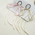 Hair Ribbon Bow Hair Ribbon Ties Tassel Long Ribbon Bow Hair Ties Scrunchies Ponytail Holder Scrunchie for Women Black/Beige/Blue/Purple/Pink (5pc...