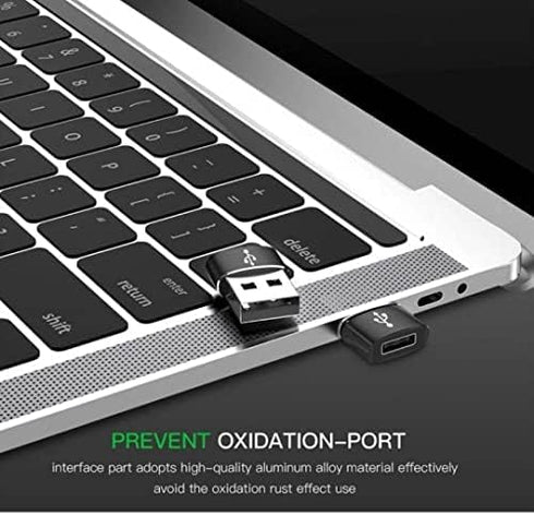 SNESH-2 Pack USB-C Female to USB Male Adapter, USB C to USB A Adapter Compatible with Mbook, Notebook, Tablet, Smartphone Such as Samsung Galaxy...