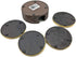Bellaa Shotgun Shell Coasters 12 Gauge Set of 4 + 1 Pcs Holder Included, Buckshot Gun Solid Strong Heavy Duty Man Cave Bullet Rustic Decor Dining ...