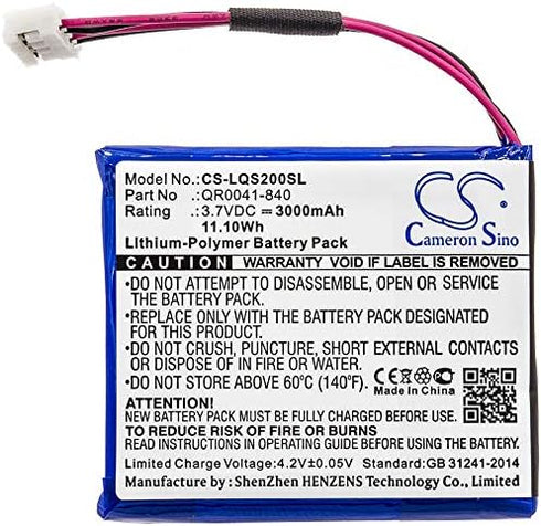 Replacement Battery for Qolsys IQ Panel 2 IQ Panel 2 Plus Panel, QR0041-840 VT26 2600mAh...
