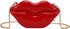 QZUnique Lips Evening Clutch Purse, Acrylic Banquet Handbags, Chain Gold/Silver/Bronze Women Fashion Crossbody Shoulder Bag...