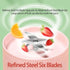 Personal Size 12.8 oz Blender for Smoothies, USB charging, Rechargeable Mixers Fresh Fruit Juicers, Bottle Shape Mini Electric Blender for Office,...