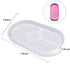 AFUNTA DIY Oval Resin Tray Mold, 2 Pcs Flexible Plate Dish Molds, Epoxy Casting Mold for Jewelry Makeup Storage, Table Home Decoration...
