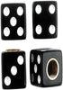Custom Accessories 16114 Black Dice Style Valve Cap...