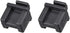 uxcell 10pcs SFP Silicone Protectors Cap Port Cover Anti Dust 14mmx12mmx17mm Black...