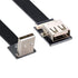 xiwai 2m Up Angled USB 2.0 Type-A Male to Female Extension Data Flat Slim FPC Cable for FPV & Disk & Scanner & Printer...