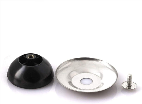 2-Pack Universal Pot Lid Cover Knob Handle,Stainless Steel Base Circular 5.3x7cm Dia - Kitchen Cookware Replacement Pan Pot Handgrip Lid Knob Cap...