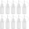 EXCEART 10 Pcs Needle Tip Glue Bottles 10ml Precision Refillable Squeeze Tip Applicator Empty Needle Plastic Bottle for DIY Craft...