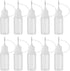 EXCEART 10 Pcs Needle Tip Glue Bottles 10ml Precision Refillable Squeeze Tip Applicator Empty Needle Plastic Bottle for DIY Craft...