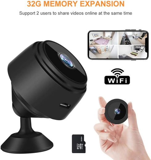 A9 Mini Camera WiFi 1080P HD IP Camera Home Security Magnetic Wireless Mini Camcorder Micro Video Surveillance Camera with IR Night Vision...