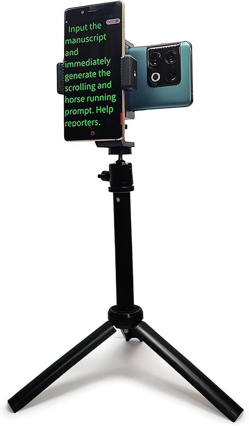 Teleprompter iPhone & Android, Double Phone Holder for Video Recording, Neewer Teleprompter Kit, The Collapsing Design Allows for Easy Storage and...