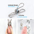 Clothes Hanger with 10 Clips Laundry Drying Rack 6 Pack, Clothes Drying Rack Stainless Steel Sock Hangers Windproof Clip and Drip Hanger for Dryin...