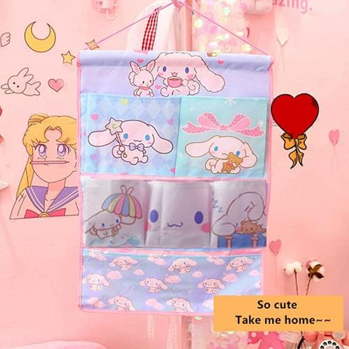 Kerr's Choice Wall Door Closet Hanging Storage Bag Cute Wall Bag Cute Nursery Room Decor Room Storage Gift for Girls Women...