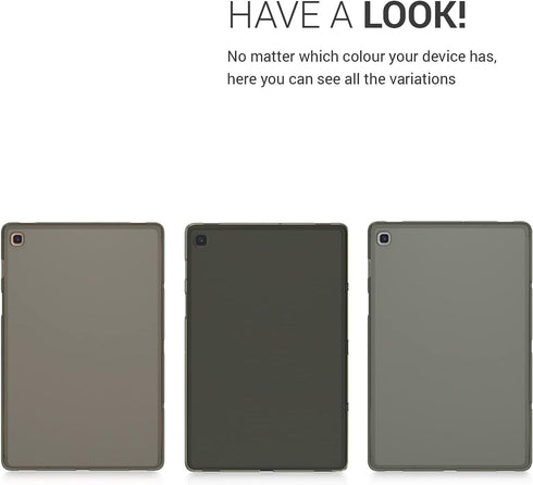 kwmobile Case Compatible with Samsung Galaxy Tab S5e Case - Soft TPU Back Protector Cover for Tablet - Black/Transparent...