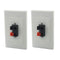 Speaker Wall Plates with Terminal Block Connector for Stereo Home Theater (2Pack, 2 Terminal)...