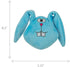 goDog Action Plush Blue Bunny Animated Squeaky Dog Toy, Chew Guard Technology - Blue, One Size...
