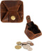 Jajmo Legacy Premium Leather Coin Pouch - Compact Change Holder and Mini Pocket Wallet for Men & Women - Pack of 1...